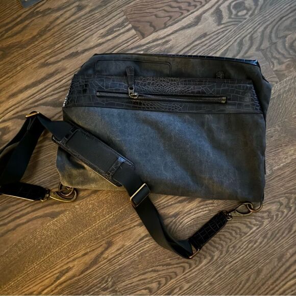 Bosca Attache Brief Case Correspondent Bag - Picture 8 of 12